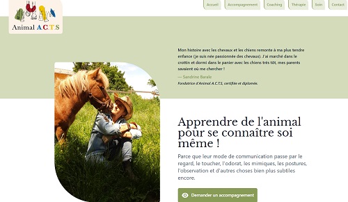 Site web Sandrine Barale